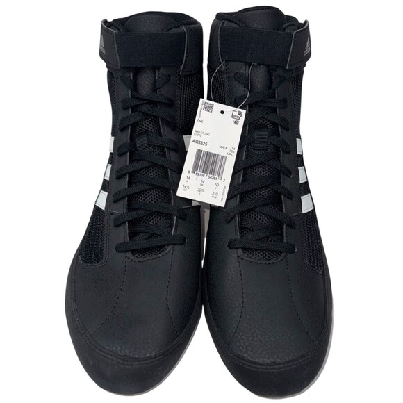 Adidas HVC Mens Size 14.5 Wrestling Shoes Black Lightweight Training AQ3325 New main image 5